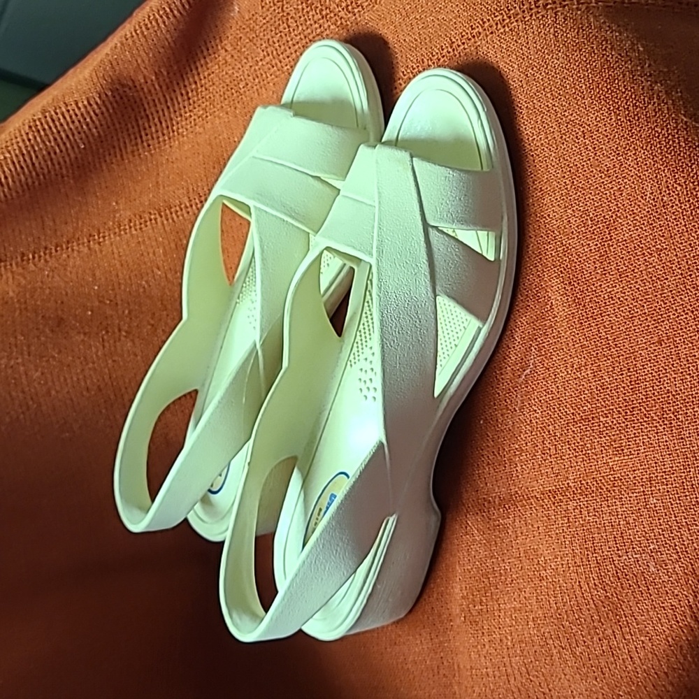 💥CLEARANCE💥NWOT Okabashi Classics Slingback Beach Shower Sandals Sz L - Picture 2 of 7